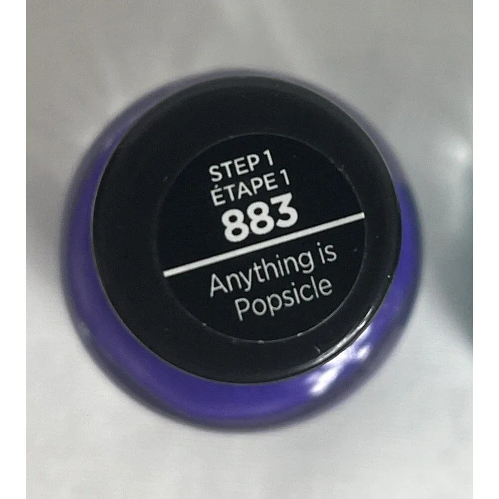 Sally Hansen Miracle Gel Neon Step 1 Nail Polish 883 Purple 885 Blue-Green NEW
